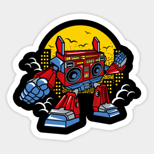 Optimus Boombox Sticker